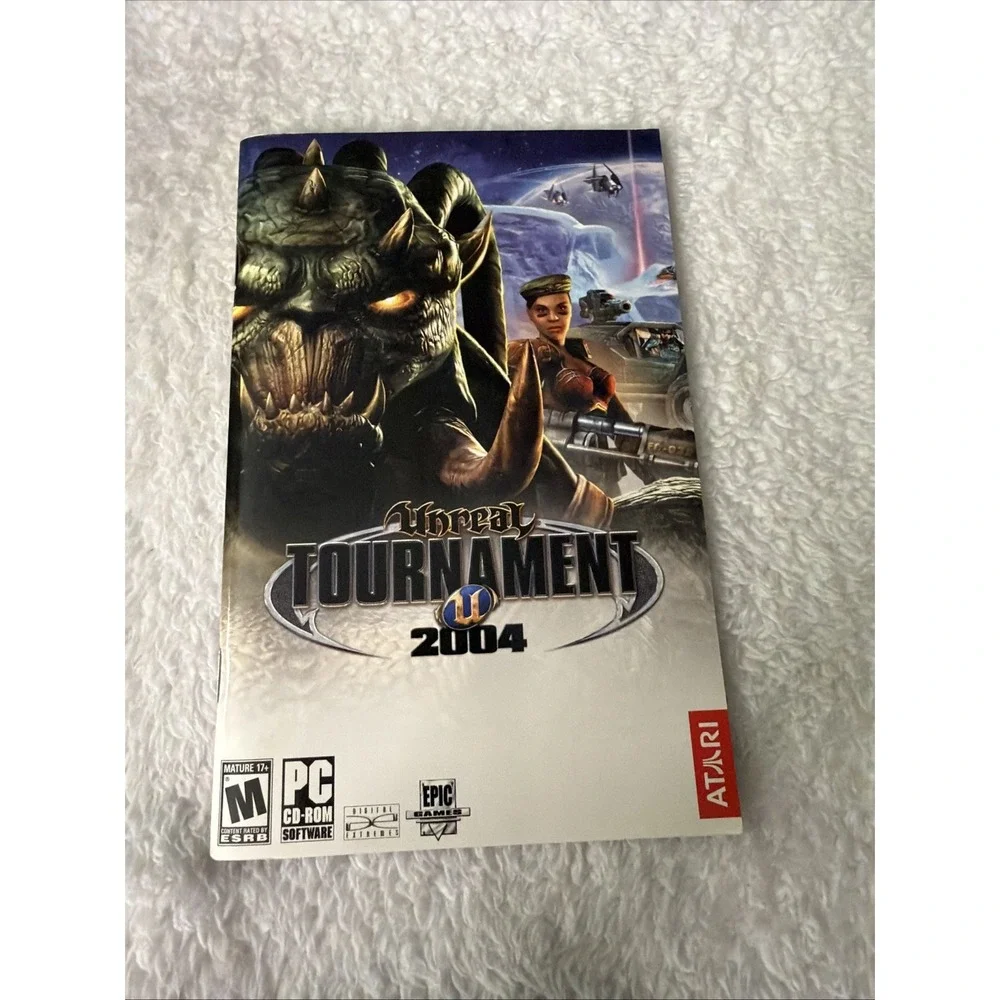 Unreal Tournament 2004 Box PC CD ROM Game Missing Play Disc Has CD's 1-5 Atari